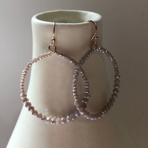 Jewelry - Beaded hoop earrings Jewelry - Beaded hoop earrings